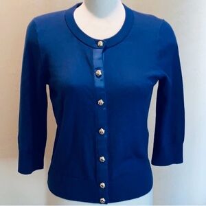 Like New! Kate Spade Nell Cardigan with Gold Embellished Buttons